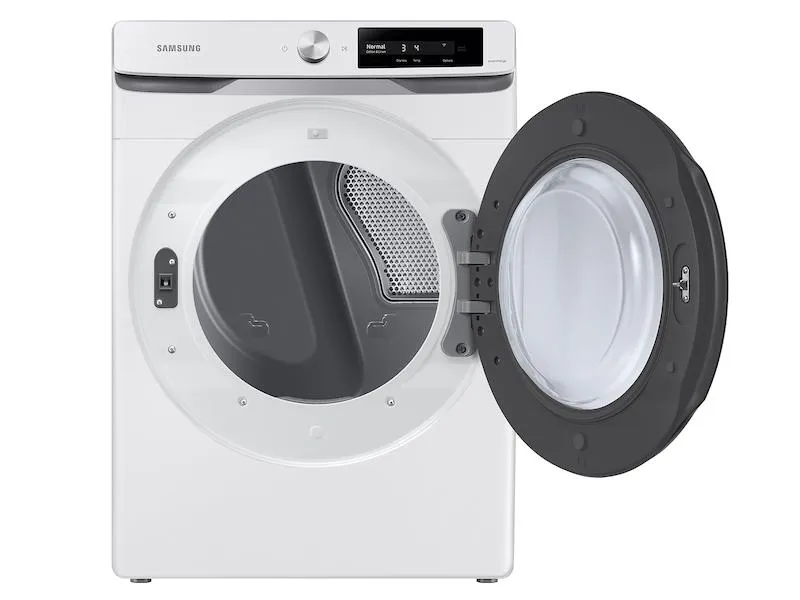 Samsung 7.5 cu. ft. Smart Dial Gas Dryer with Super Speed Dry in White