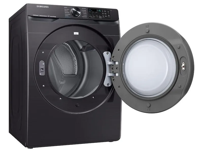 Samsung DVE50A8500V 7.5 cu. ft. Smart Electric Dryer with Steam Sanitize  in Brushed Black