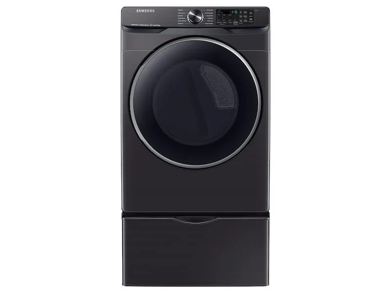 Samsung DVE50A8500V 7.5 cu. ft. Smart Electric Dryer with Steam Sanitize  in Brushed Black