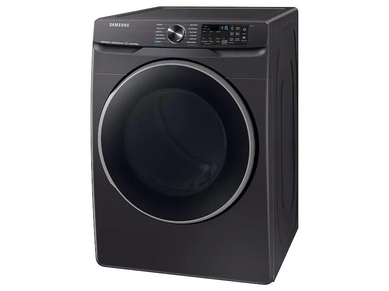 Samsung DVE50A8500V 7.5 cu. ft. Smart Electric Dryer with Steam Sanitize  in Brushed Black