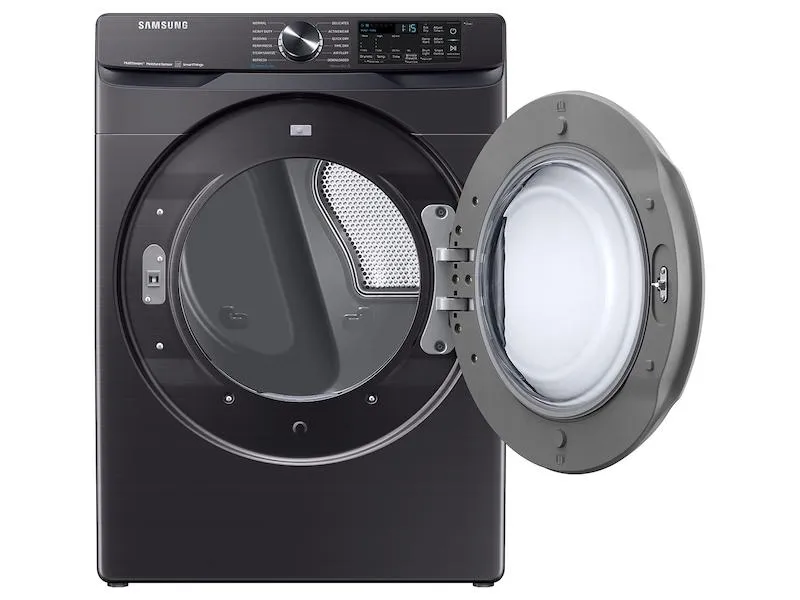 Samsung DVE50A8500V 7.5 cu. ft. Smart Electric Dryer with Steam Sanitize  in Brushed Black