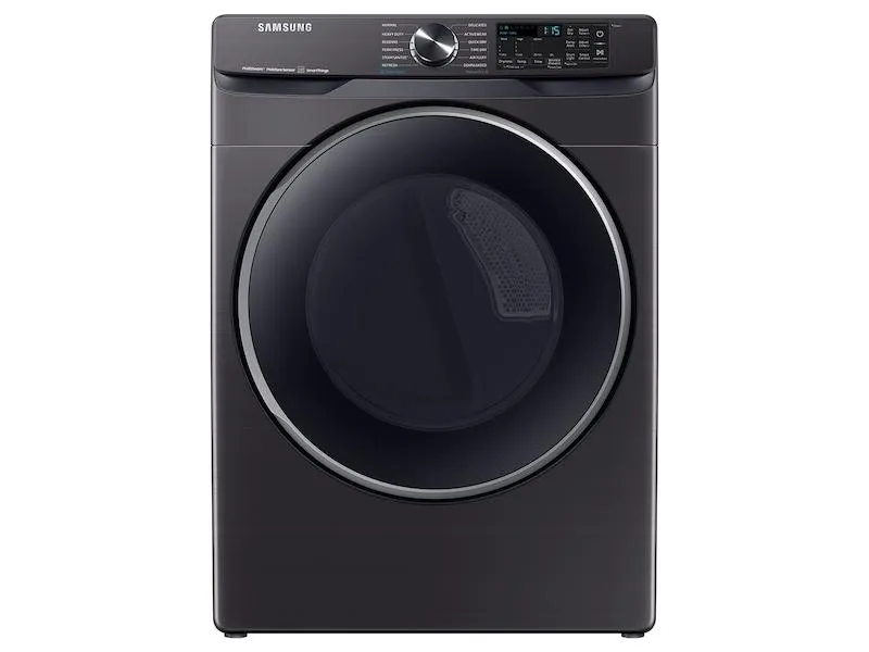 Samsung DVE50A8500V 7.5 cu. ft. Smart Electric Dryer with Steam Sanitize  in Brushed Black