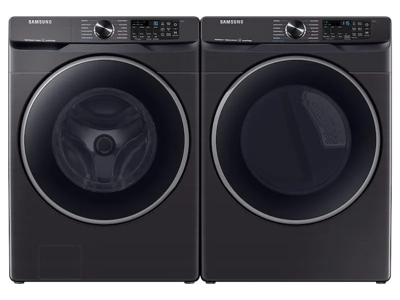 Samsung DVE50A8500V 7.5 cu. ft. Smart Electric Dryer with Steam Sanitize  in Brushed Black