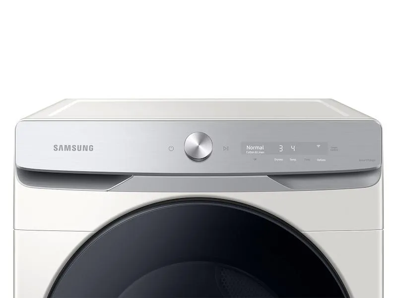 Samsung DVE50A8600E 7.5 cu. ft. Smart Dial Electric Dryer with Super Speed Dry in Ivory