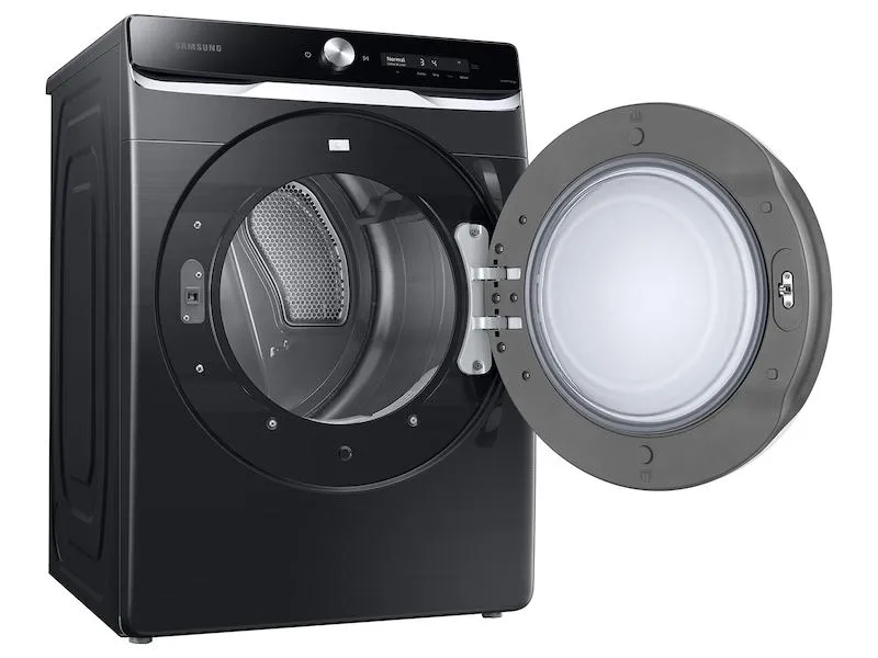 Samsung DVE50A8800V 7.5 cu. ft. Smart Dial Electric Dryer with Super Speed Dry in Brushed Black