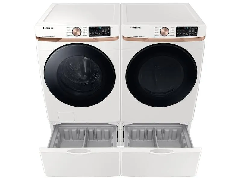 Samsung DVE50BG8300EA3 7.5 cu. ft. Smart Electric Dryer with Steam Sanitize  and Sensor Dry in Ivory