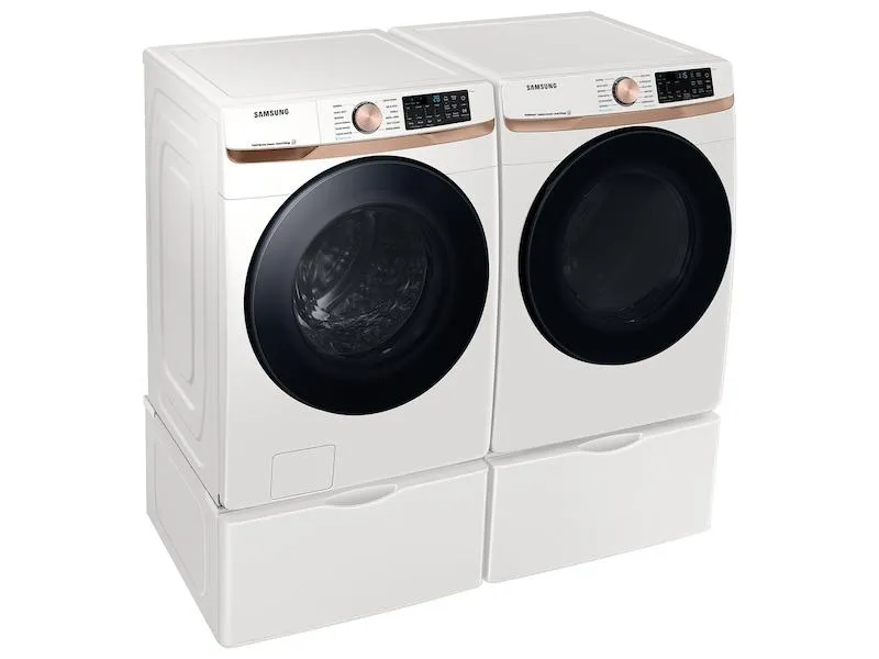 Samsung DVE50BG8300EA3 7.5 cu. ft. Smart Electric Dryer with Steam Sanitize  and Sensor Dry in Ivory