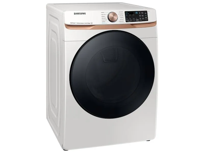 Samsung DVE50BG8300EA3 7.5 cu. ft. Smart Electric Dryer with Steam Sanitize  and Sensor Dry in Ivory