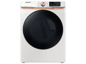 Samsung DVE50BG8300EA3 7.5 cu. ft. Smart Electric Dryer with Steam Sanitize  and Sensor Dry in Ivory