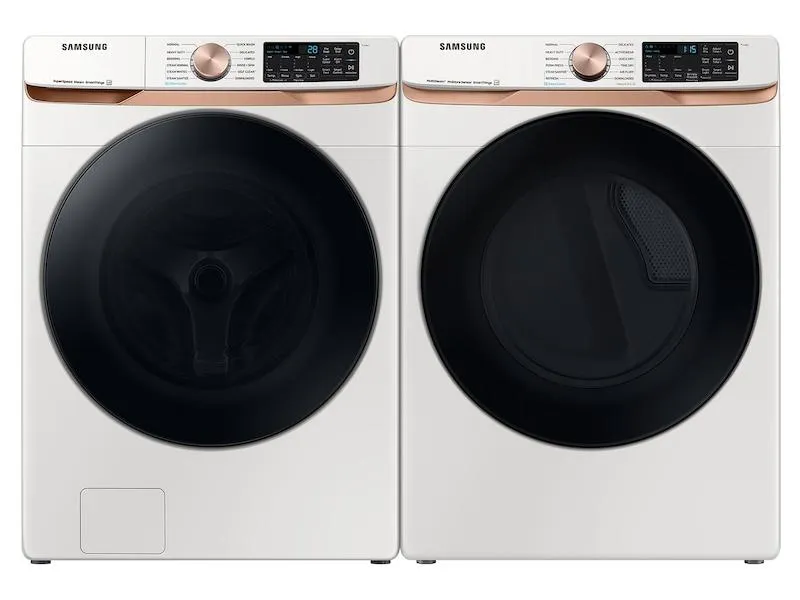 Samsung DVE50BG8300EA3 7.5 cu. ft. Smart Electric Dryer with Steam Sanitize  and Sensor Dry in Ivory