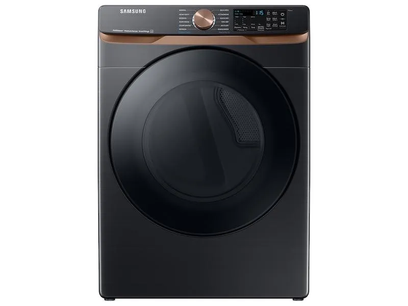 Samsung DVE50BG8300VA3 7.5 cu. ft. Smart Electric Dryer with Steam Sanitize  and Sensor Dry in Brushed Black