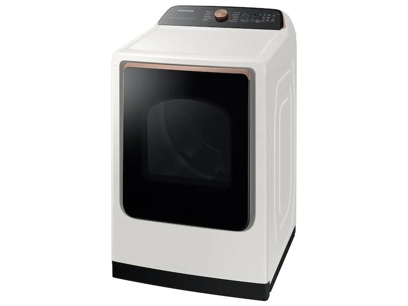 Samsung DVE55A7300E 7.4 cu. ft. Smart Electric Dryer with Steam Sanitize  in Ivory