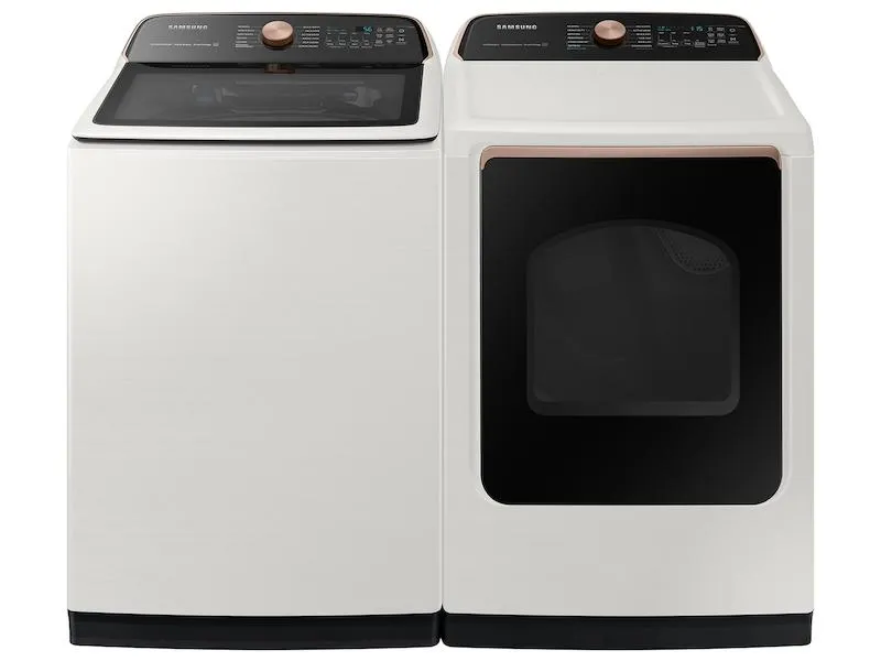 Samsung DVE55A7300E 7.4 cu. ft. Smart Electric Dryer with Steam Sanitize  in Ivory