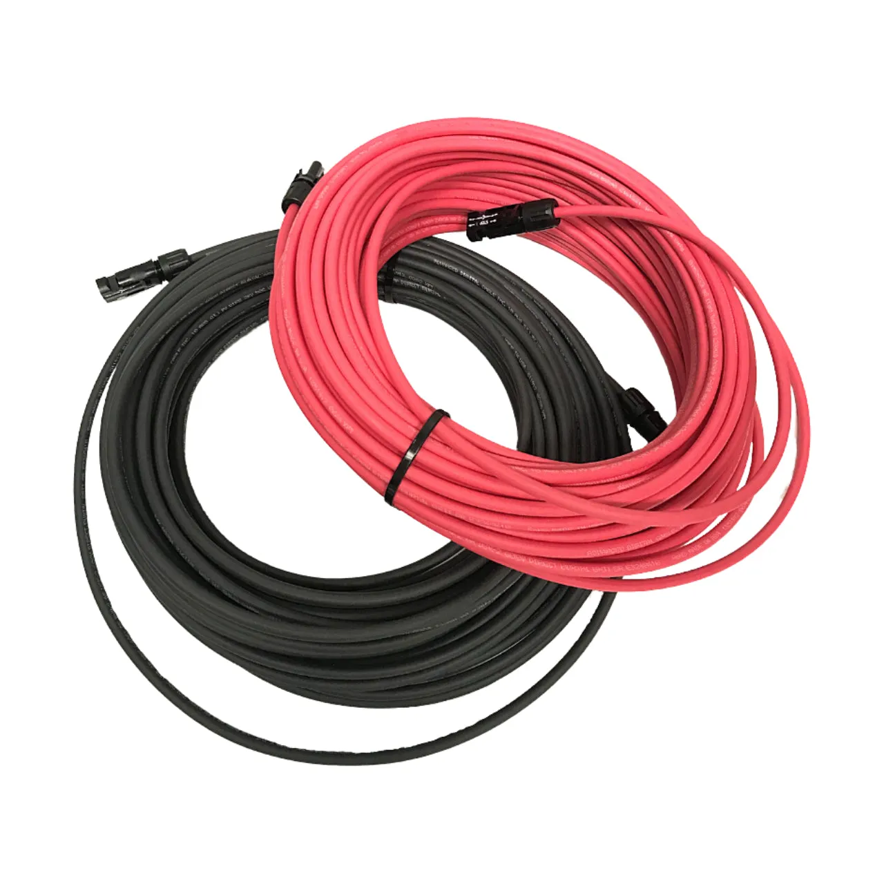 Signature Solar 50ft 10 AWG Copper PV Wire | Black and Red