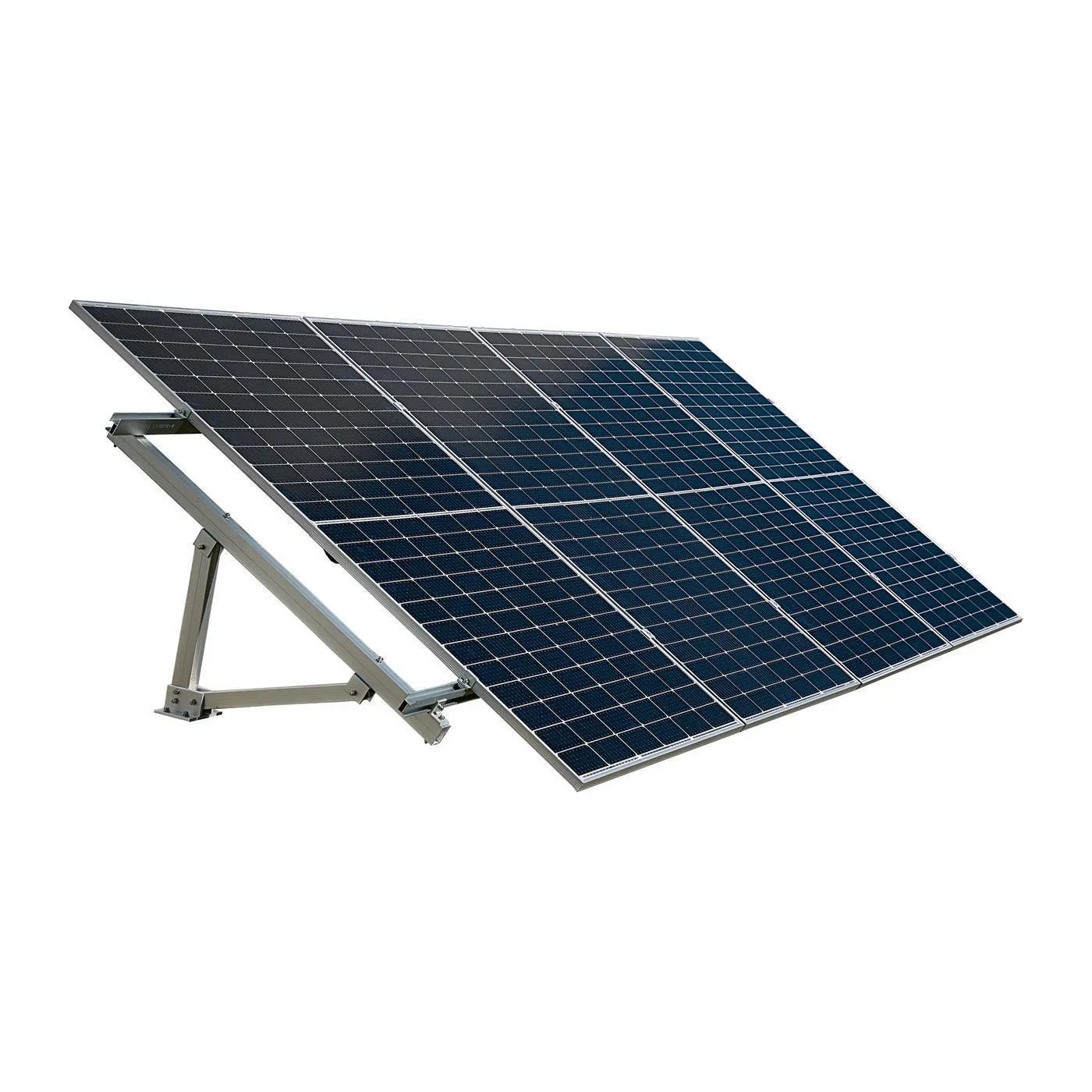 Signature Solar EG4 BrightMount Solar Panel Ground Mount Rack Kit | 4 Panel Ground Mount | Adjustable Angle