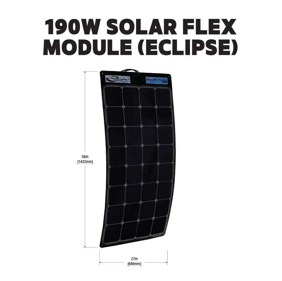 Solarflex™ Eclipse 190W   30A MPPT Controller Solar Kit