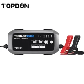 TOPDON - Tornado 30000 - Battery Charger - Lead-Acid Battery - Lithium-Ion Battery - 360W