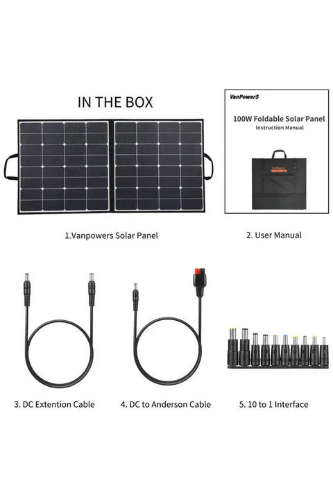 Vanpowers SP100 Foldable Solar Panel